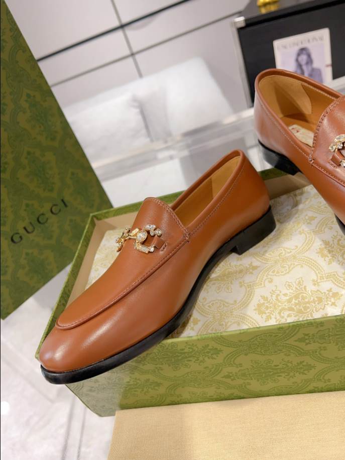 Gucci Jordaan Brown Loafer – GL068