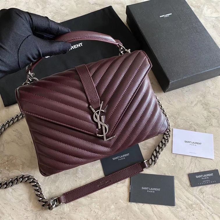 YSL COLLEGE RED PLUM BAG – YB004