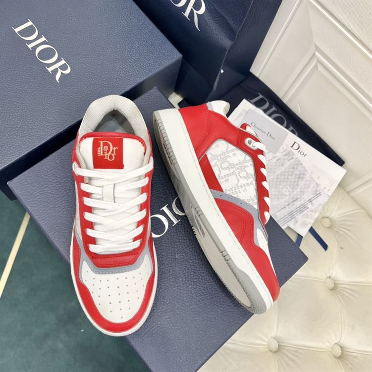 DIOR B27 LOW TOP IN RED – DO138