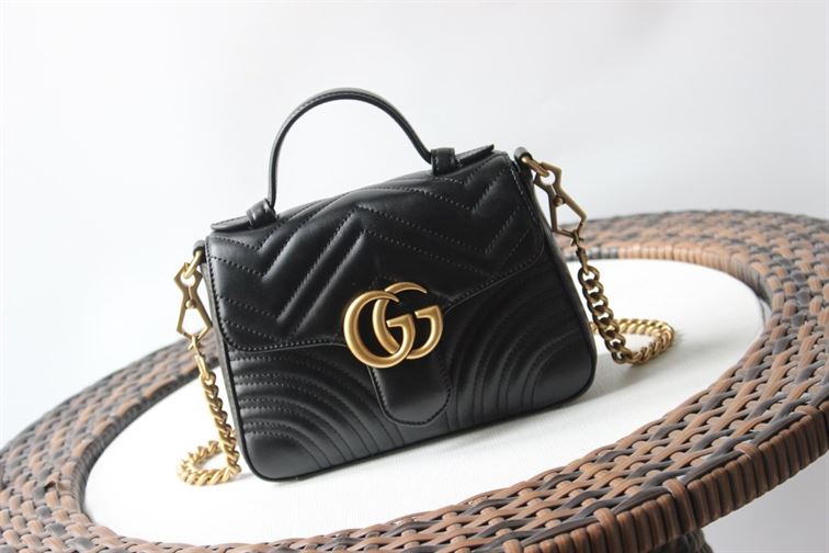 GUCCI GG MARMONT MINI TOP HANDLE BAG – GB82