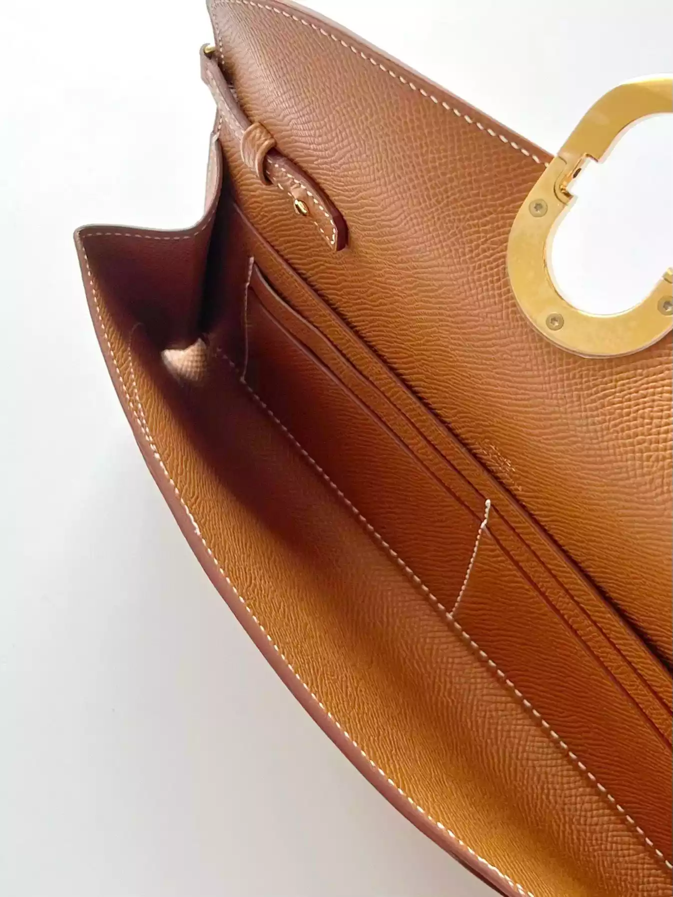 Hermes Maillon To Go Wallet in Gold Epsom Calfskin – HW173