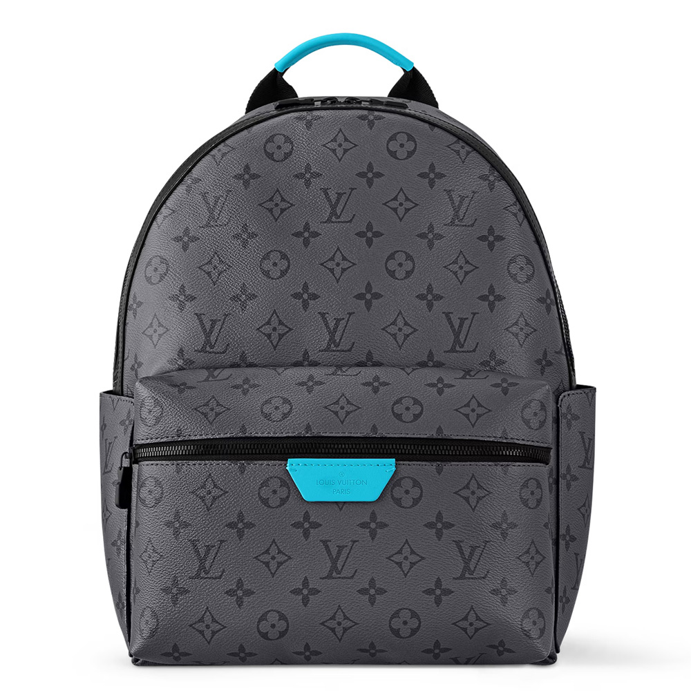Discovery Backpack PM Turquoise Monogram Eclipse Reverse Canvas – LW161