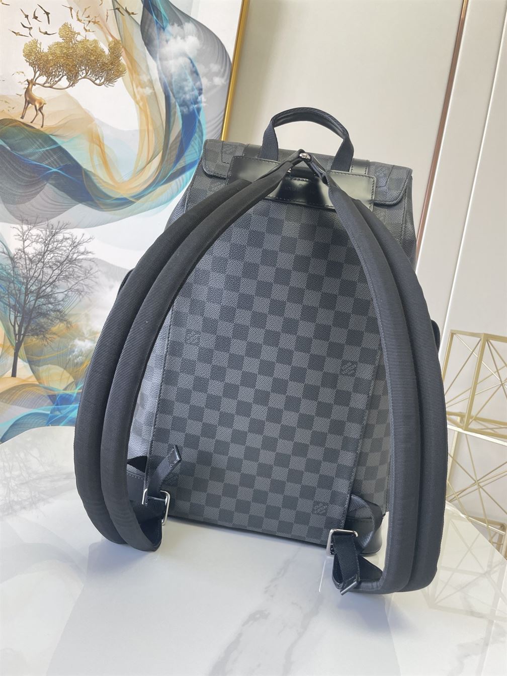 LOUIS VUITTON CHRISTOPHER BACKPACK DAMIER GRAPHITE CANVAS – LVB021