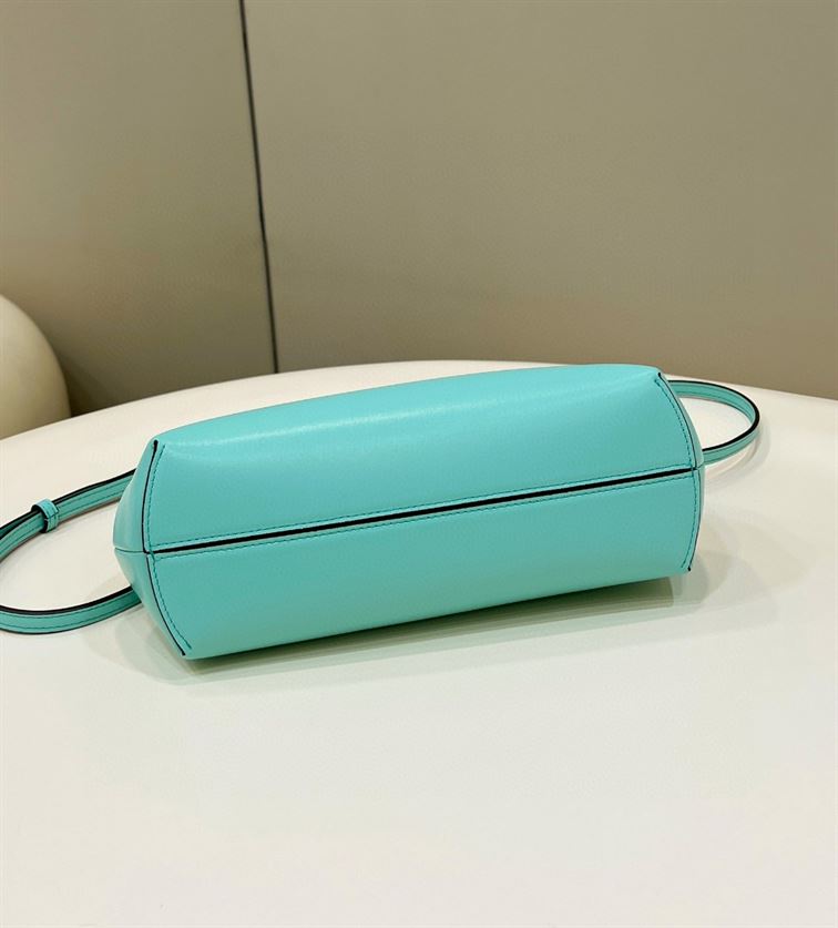 FENDI FIRST SMALL TURQUOISE LEATHER BAG – F047