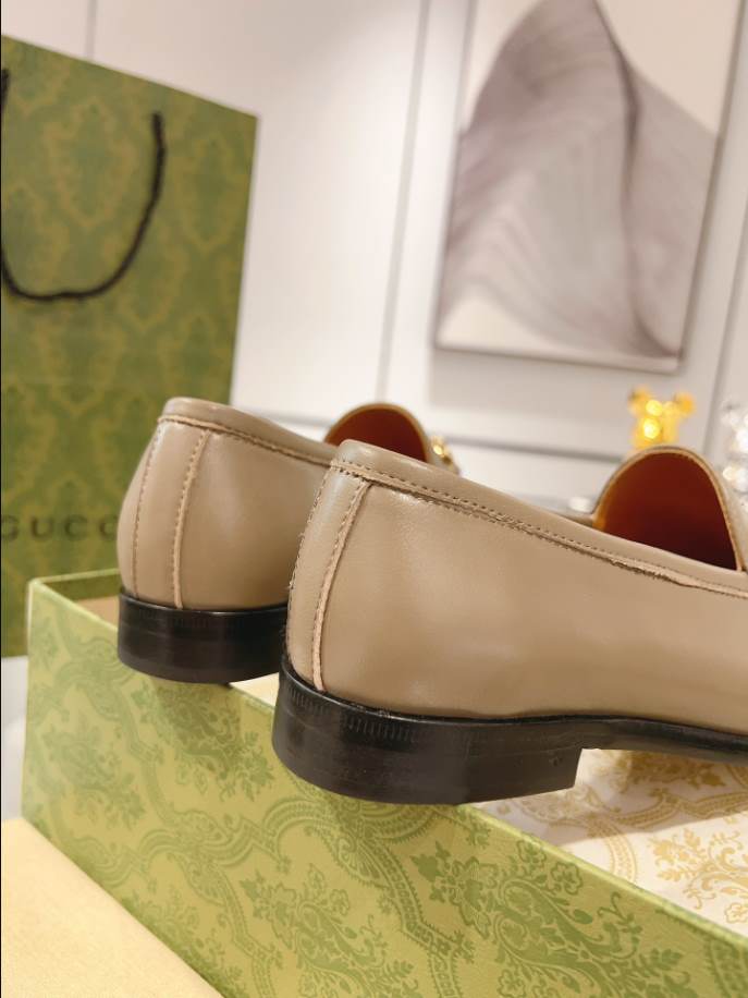 Gucci Jordaan Brown Leather Loafer – GL073