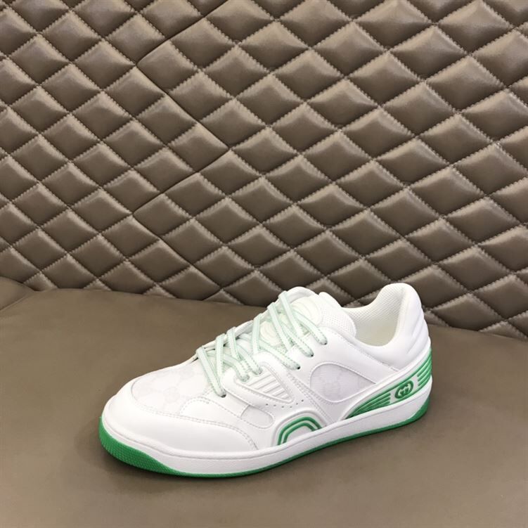 GUCCI BASKET SNEAKERS IN WHITE AND GREEN – GCC032