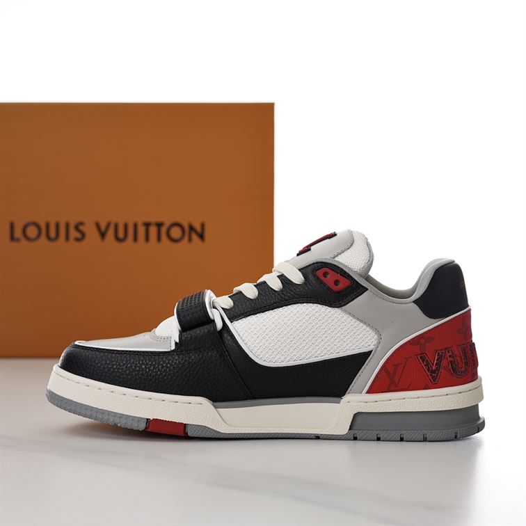 LOUIS VUITTON LV TRAINER SNEAKER RED – LVS182