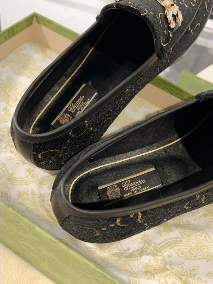 Gucci Horsebit Princetown Black Leather Loafer – GL074