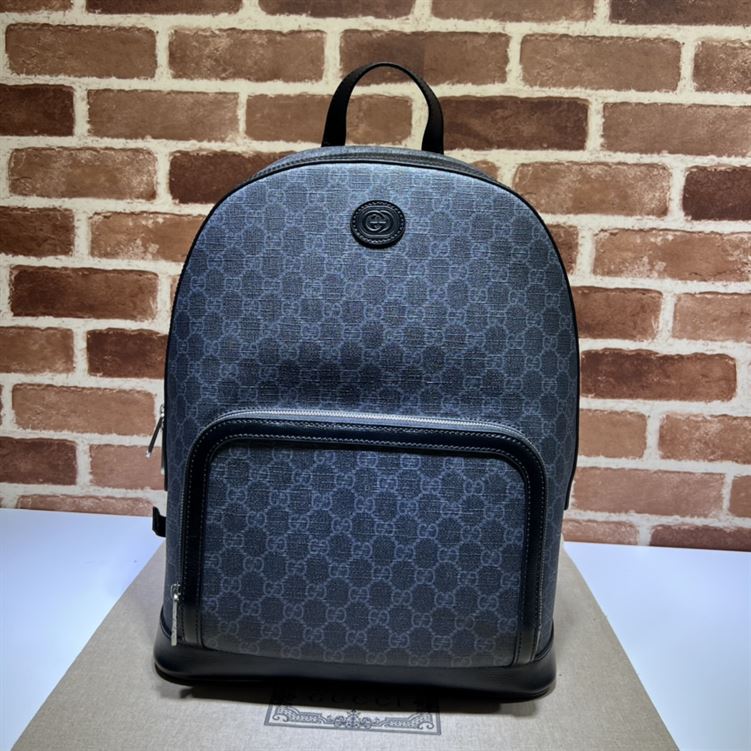 GUCCI INTERLOCKING DOUBLE G BACKPACK IN BLACK – BG016