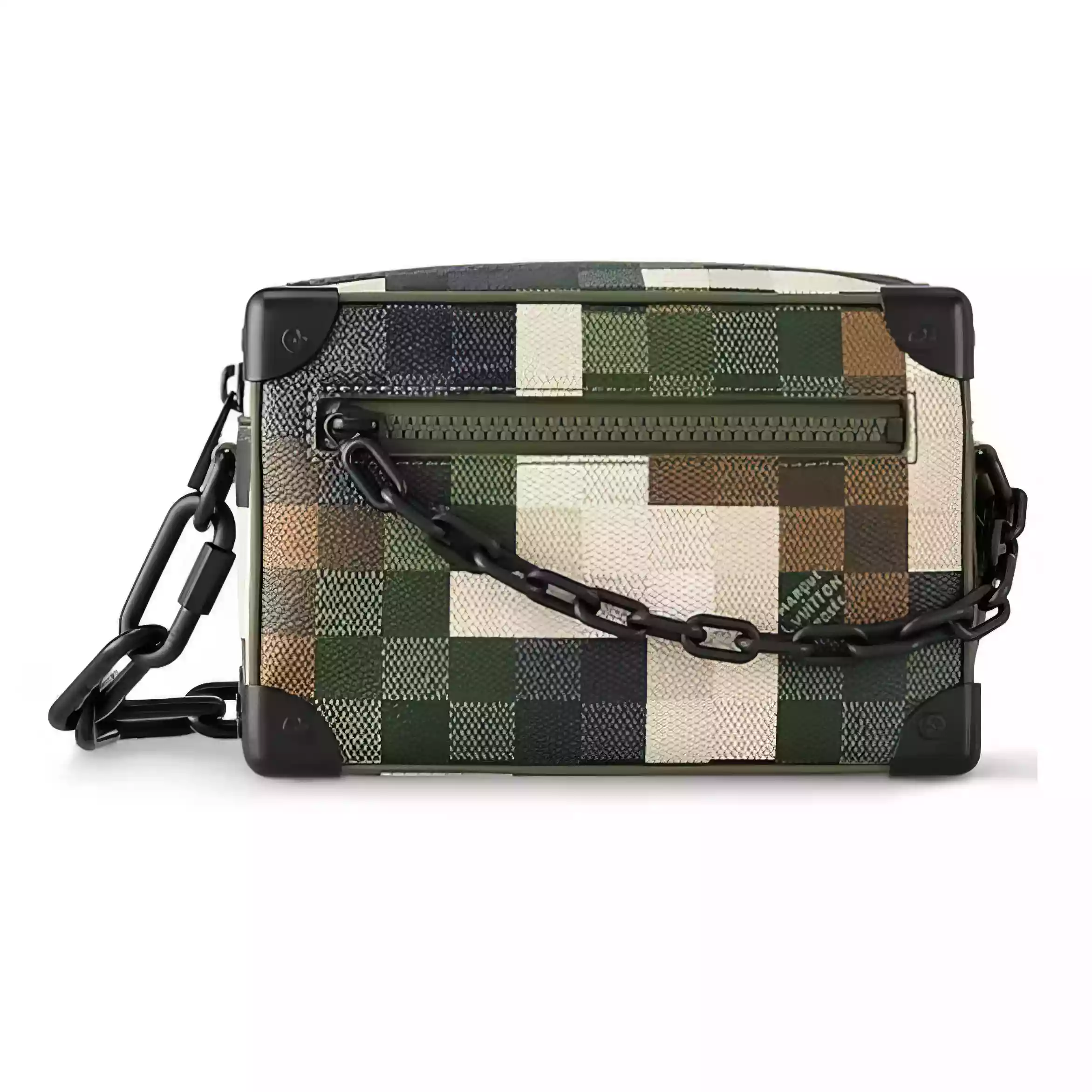 Mini Soft Trunk Green Damoflage Coated Canvas M24581 – LW234