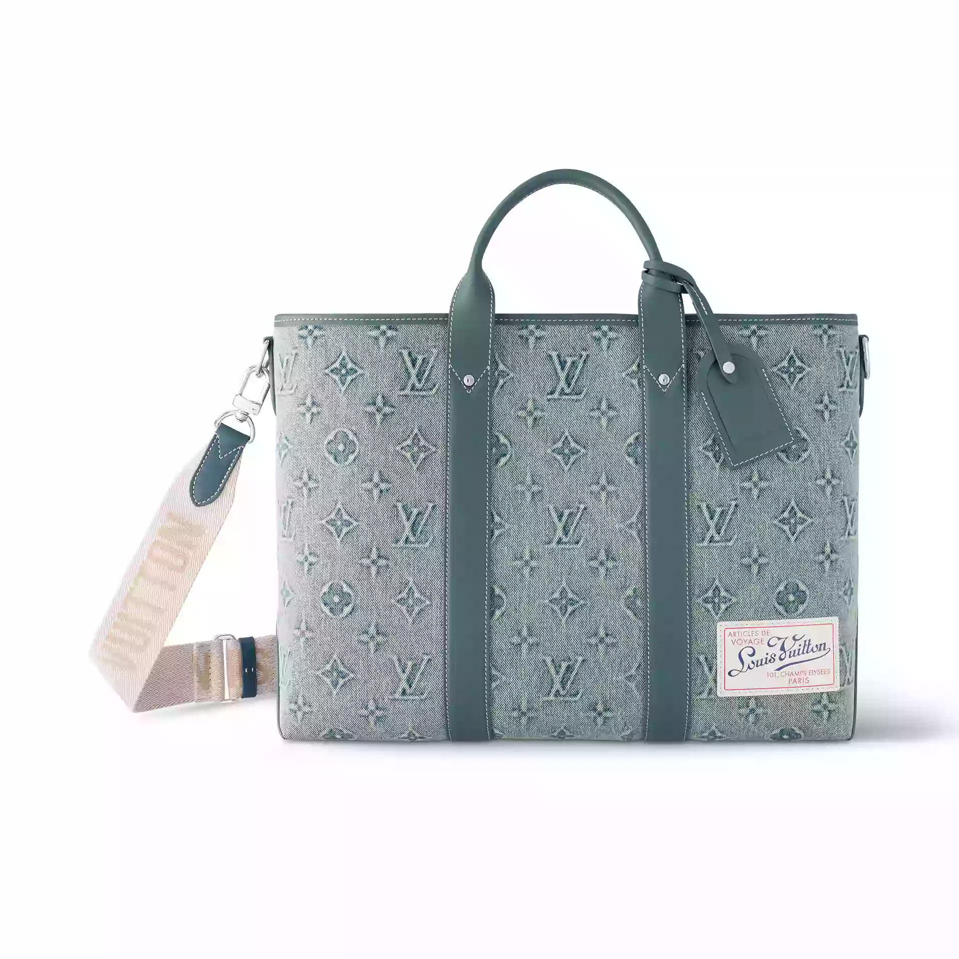 Weekend Tote NM Monogram Washed Denim M22537 – LW213