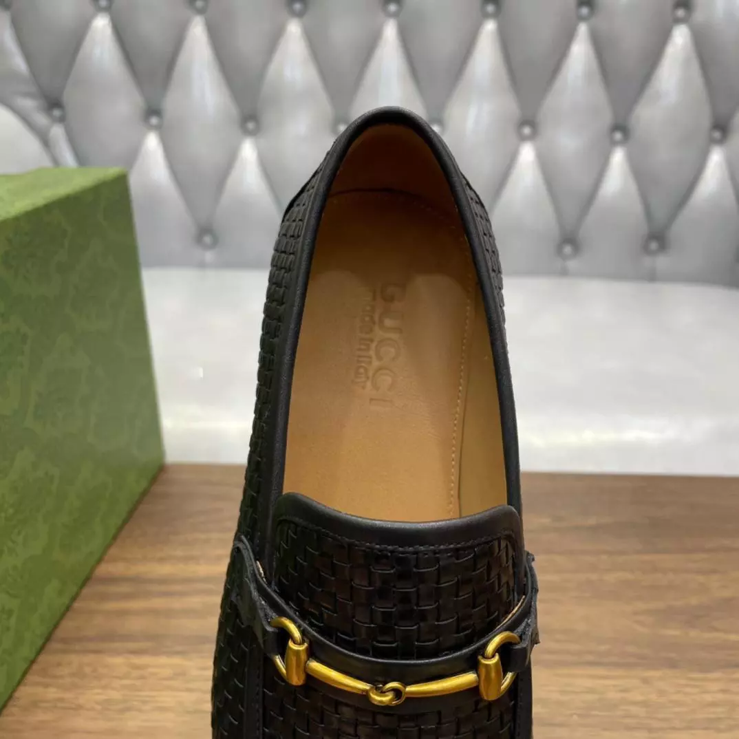 MEN’S HORSEBIT LOAFERS BLACK – GL116