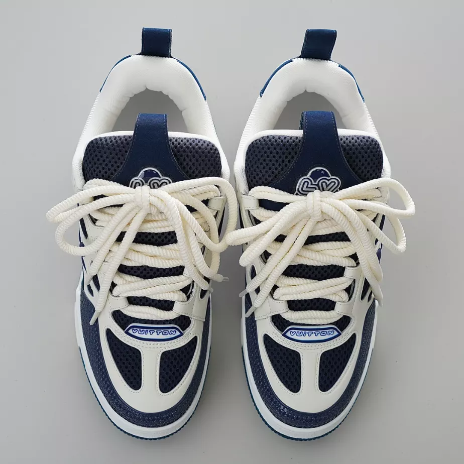 SKATE SNEAKERS IN NAVY BLUE – LVS230