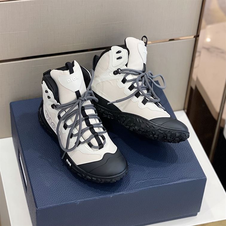 DIORIZON HIKING BOOT GRAY TECHNICAL MESH AND BLACK RUBBER – DO088