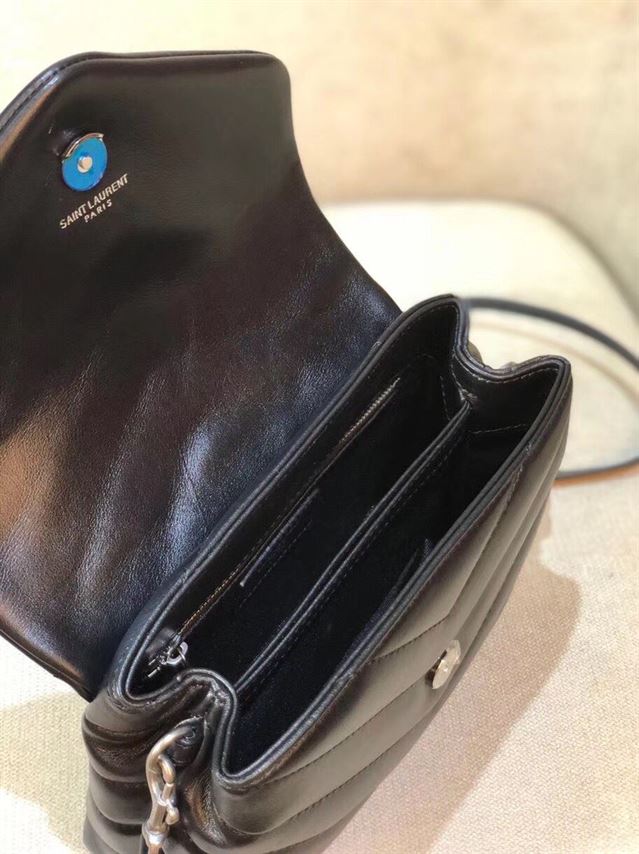 YSL LOULOU TOY STRAP BLACK BAG – YB007