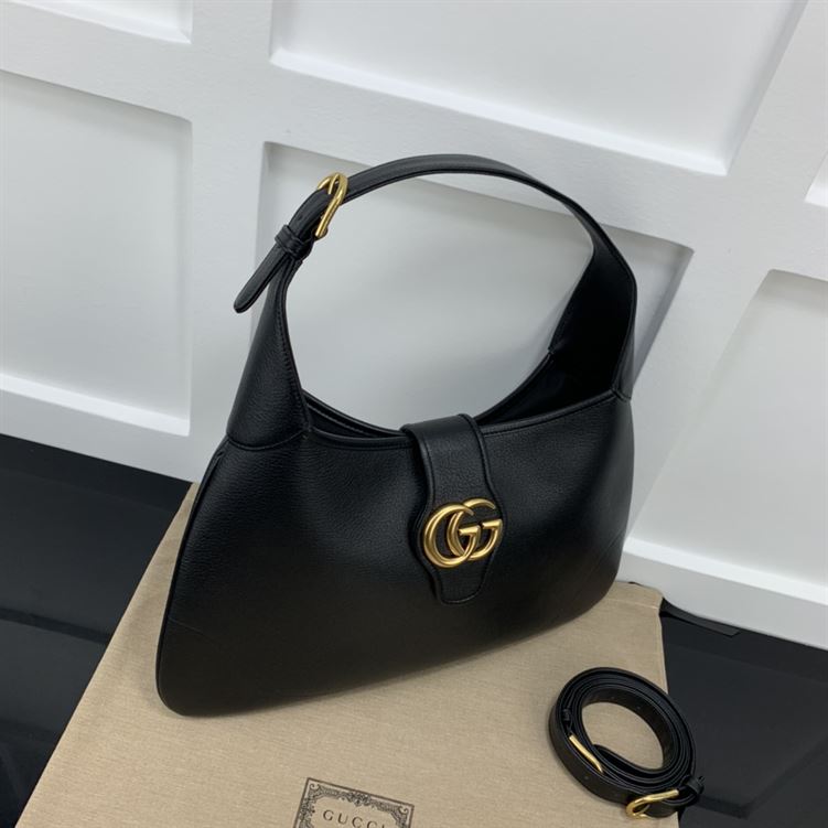 GUCCI APHRODITE MEDIUM SHOULDER BAG IN BLACK LEATHER – GB47