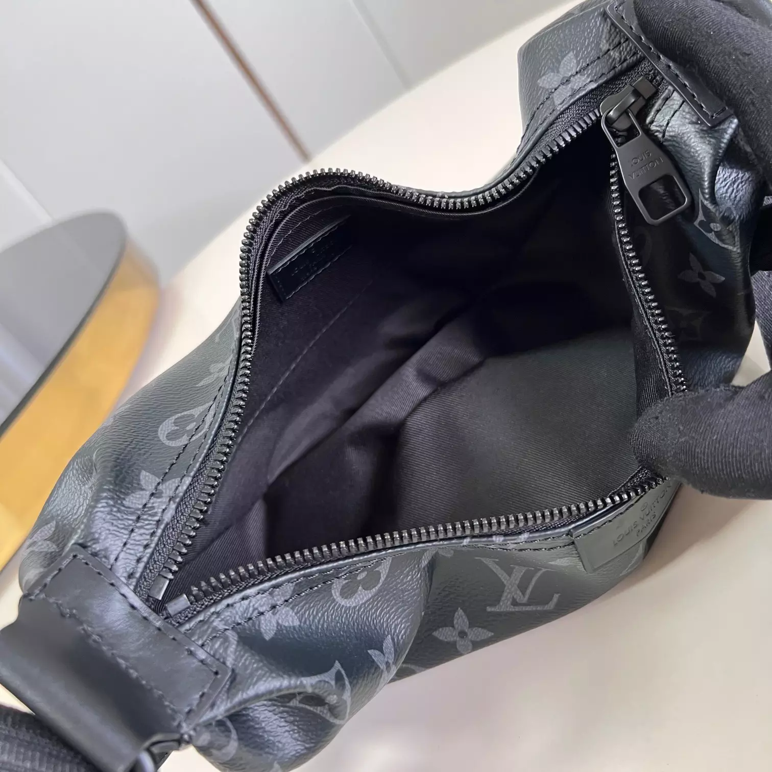 HAMAC BAG PM BLACK MONOGRAM ECLIPSE CANVAS M47158 – LW446