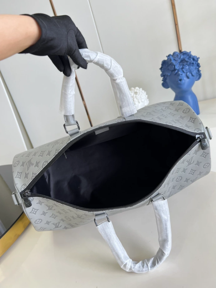 KEEPALL BANDOULIERE 50B G65 IN ANTHRACITE GRAY M46117 – LW361