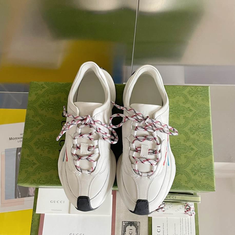 Gucci Run Trainers White Leather Sneakers – GCC205