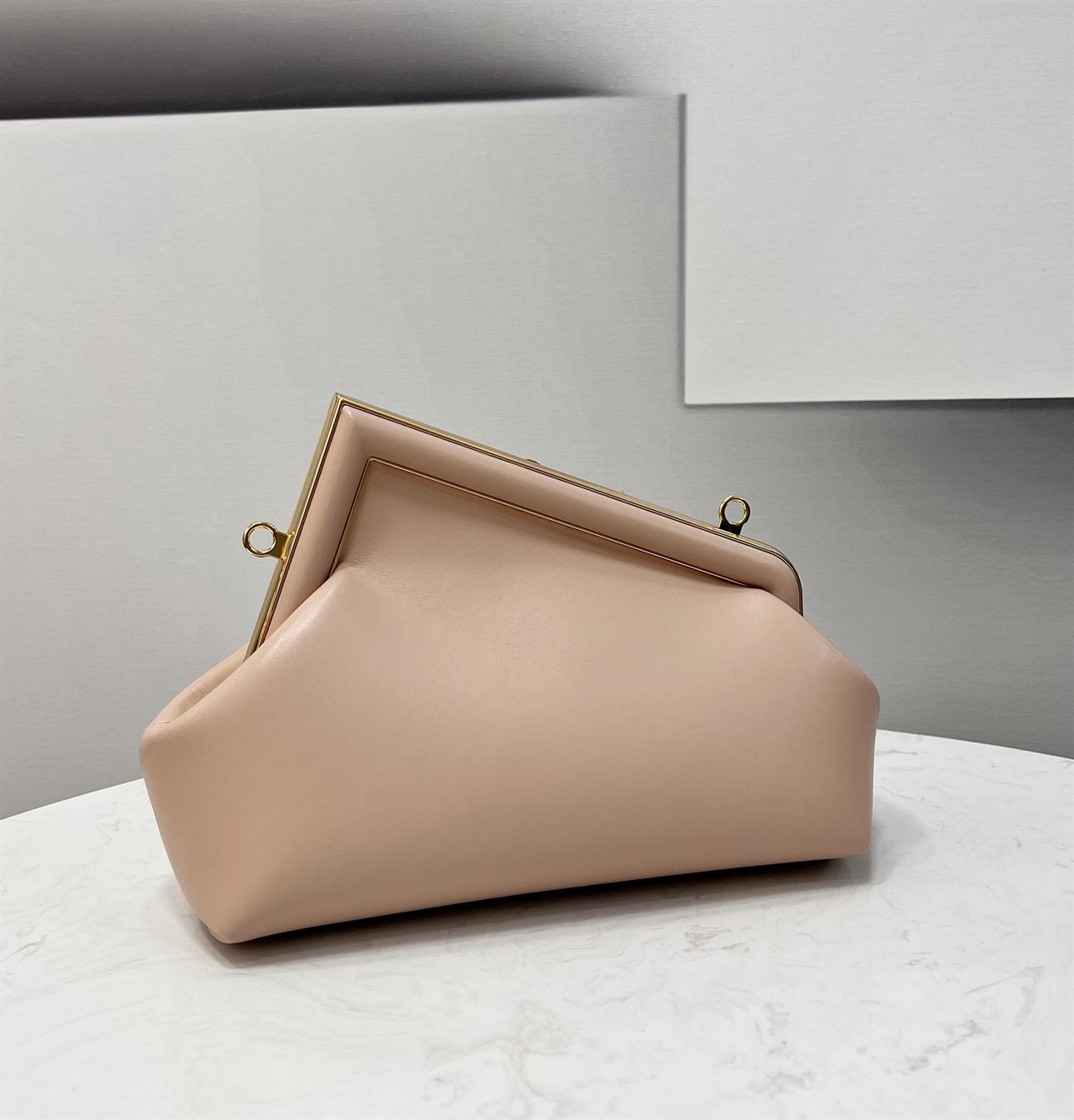 FENDI FIRST SMALL PINK LEATHER BAG – F007