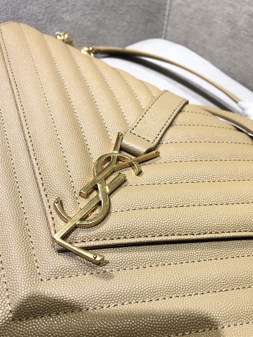 YSL COLLEGE MATT GOLD BAG – YB022