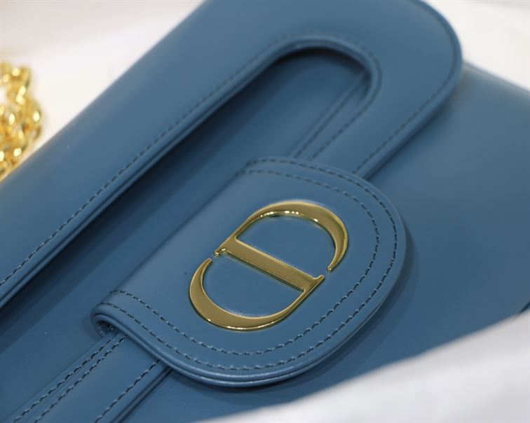 DIOR AUTHENTICATED AVENUE HANDBAG LEATHER BLUE – DOB116
