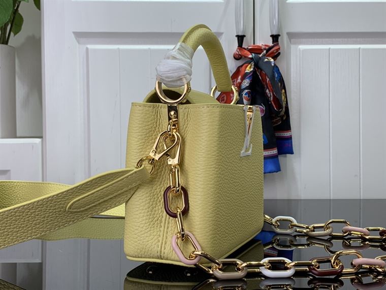 LOUIS VUITTON CAPUCINES MINI YELLOW – LW107