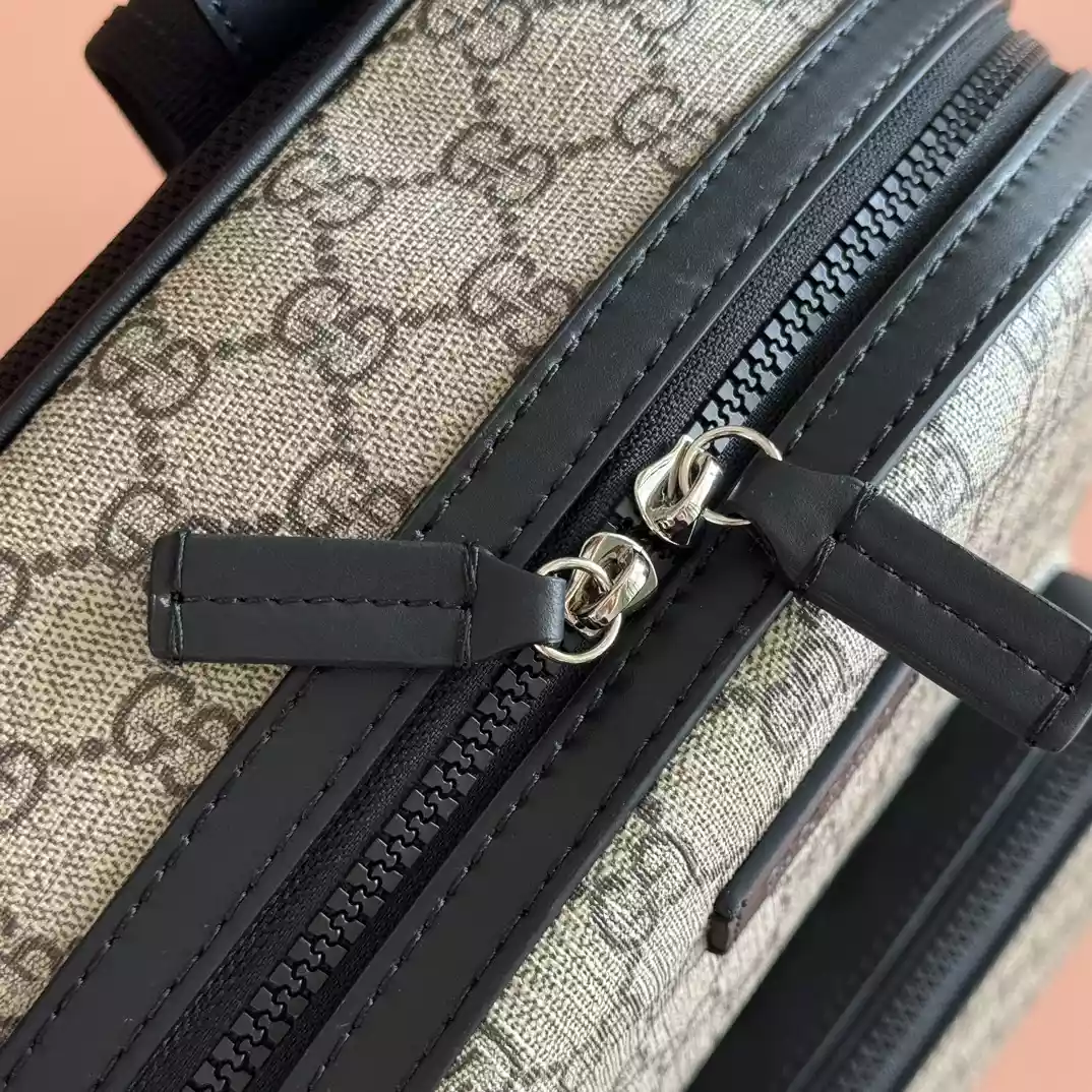 Gucci GG Supreme Men’s Backpack Brown Black – BG069