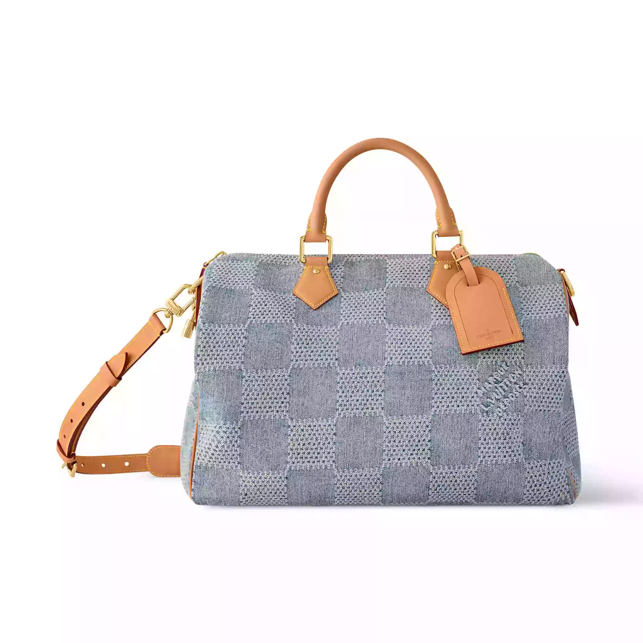 Speedy 40 Bandoulière Blue Damier Denim 3D N40701 – LW209