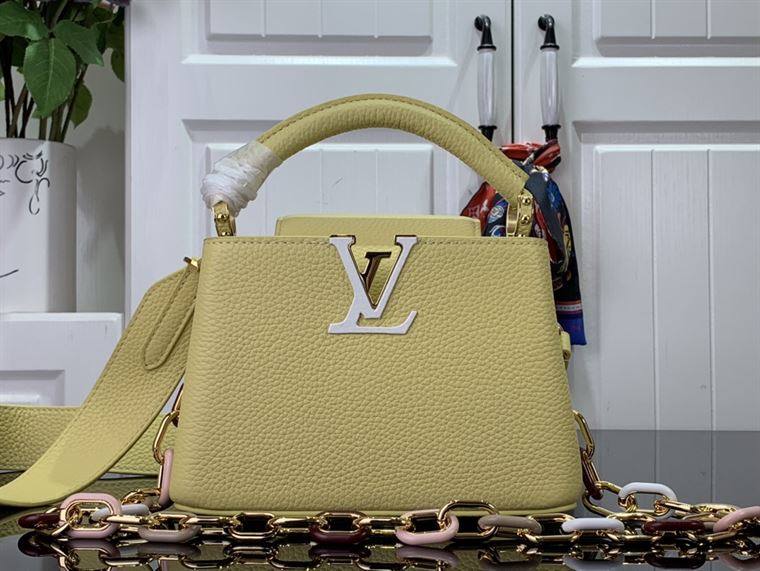 LOUIS VUITTON CAPUCINES MINI YELLOW – LW107