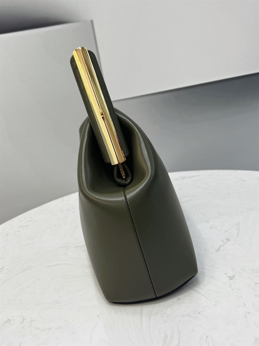 FENDI FIRST MEDIUM GREEN LEATHER BAG – F006