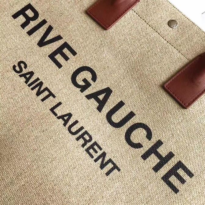 YSL RIVE GAUCHE CANVAS TOTE BEIGE BAG – YB025