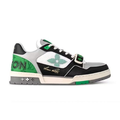 LOUIS VUITTON LV TRAINER SNEAKER GREEN – LVS181