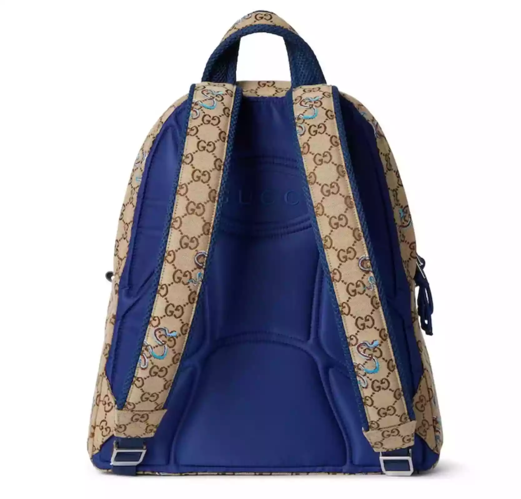 Men’s Natural Medium Backpack With Embroidery – BG073