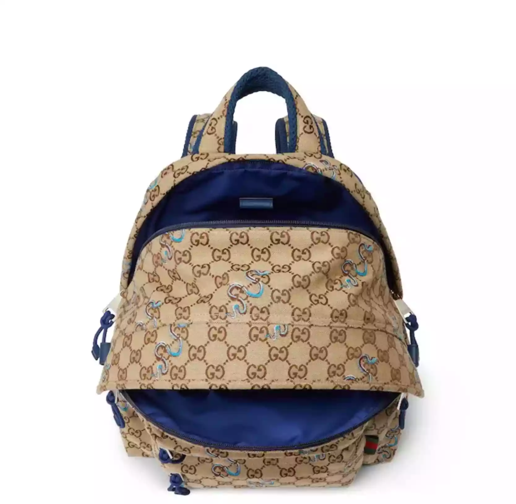 Men’s Natural Medium Backpack With Embroidery – BG073