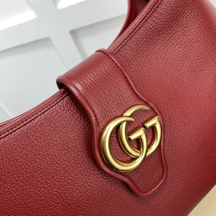 GUCCI APHRODITE MEDIUM SHOULDER BAG IN HIBISCUS RED LEATHER – GB45