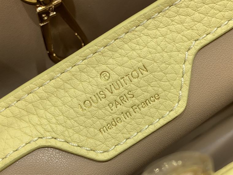 LOUIS VUITTON CAPUCINES MM Yellow – LW099