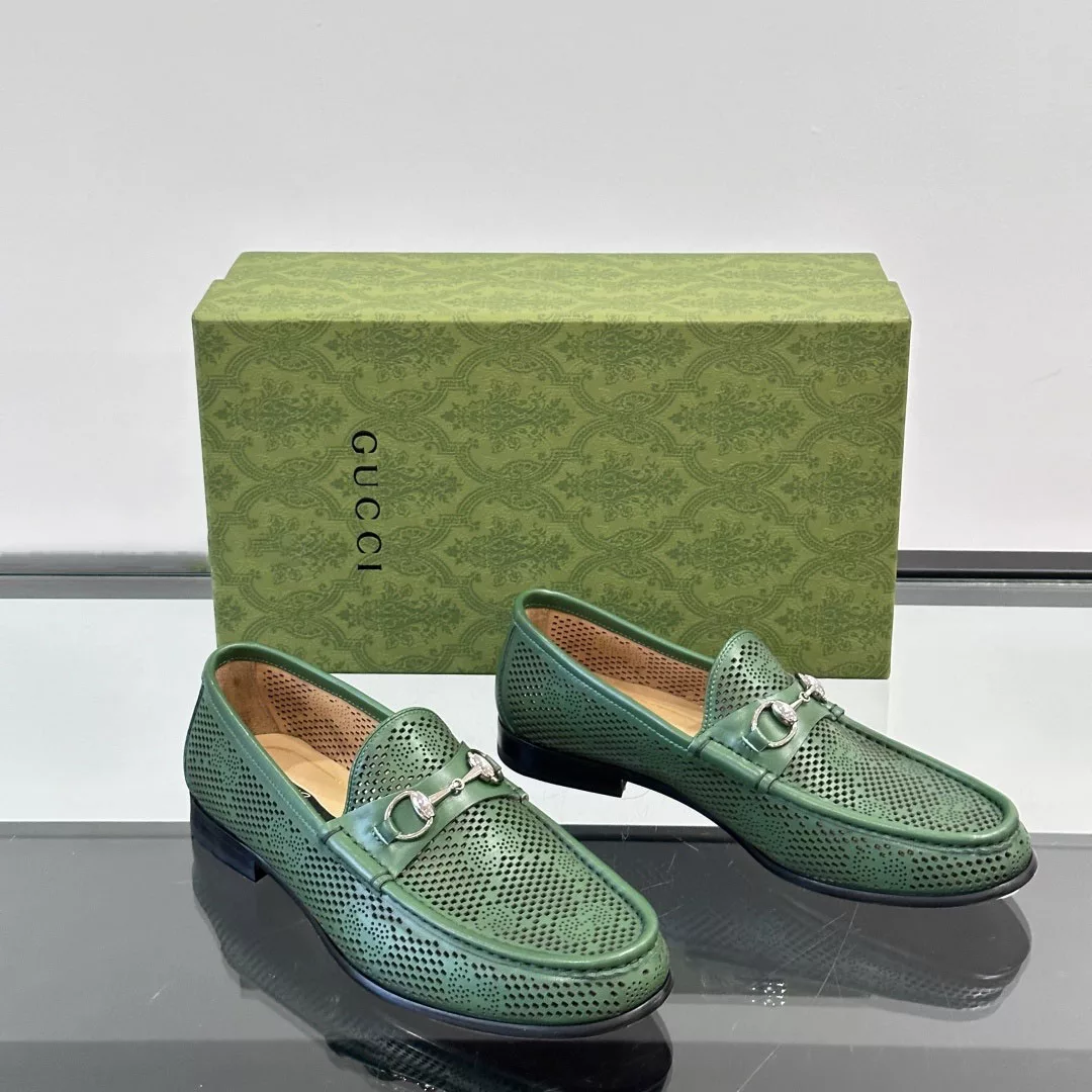 HORSEBIT 1953 LOAFERS IN GREEN – GL092