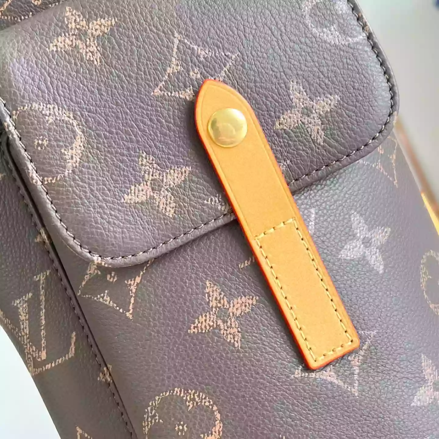 CHRISTOPHER MM BACKPACK BROWN MONOGRAM CALF LEATHER M14038 – LW338