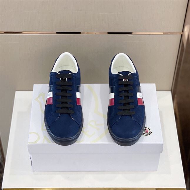 MONCLER NAVY SUEDE NEW MONACO SNEAKERS – MCS010