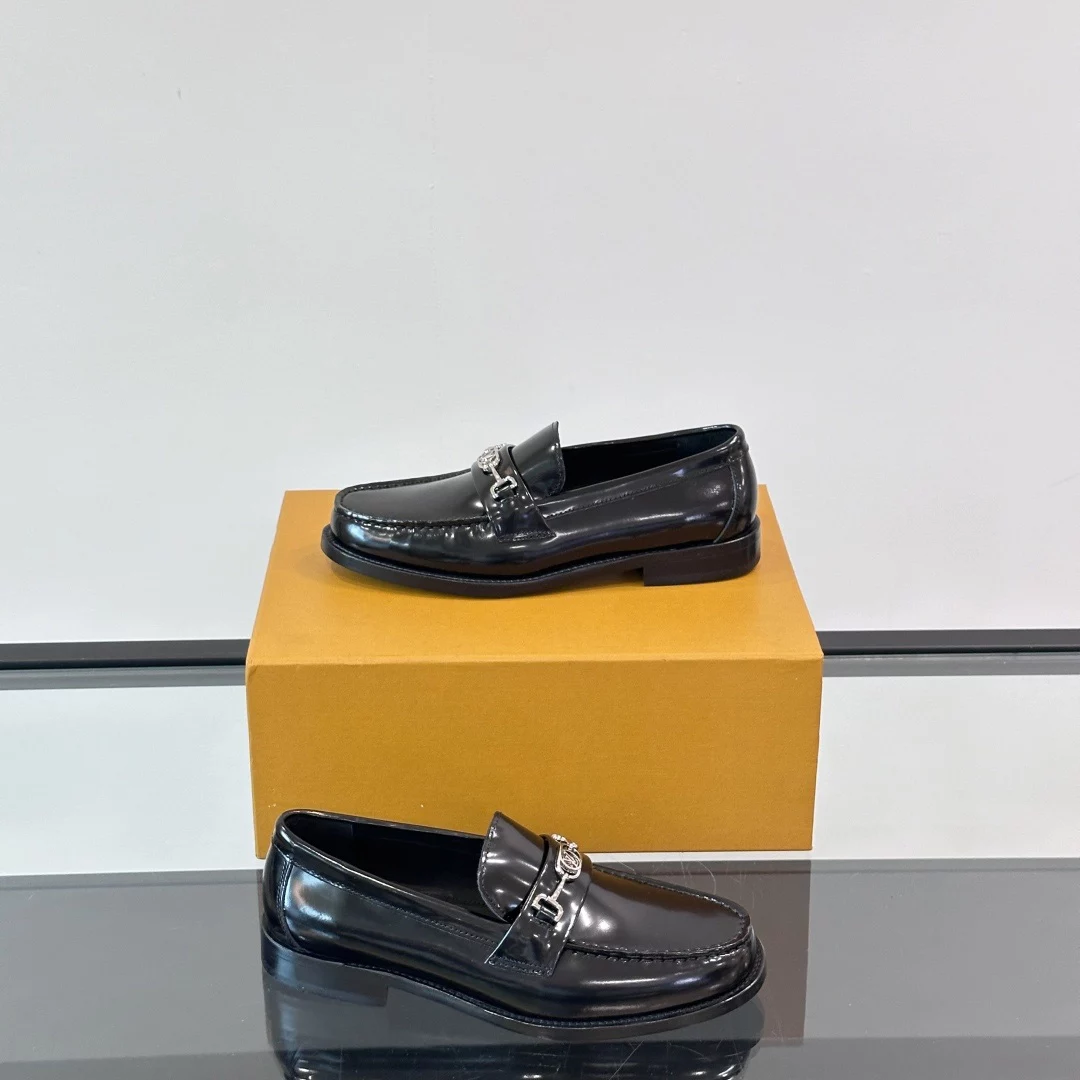 MAJOR LOAFERS BLACK LEATHER – VL038