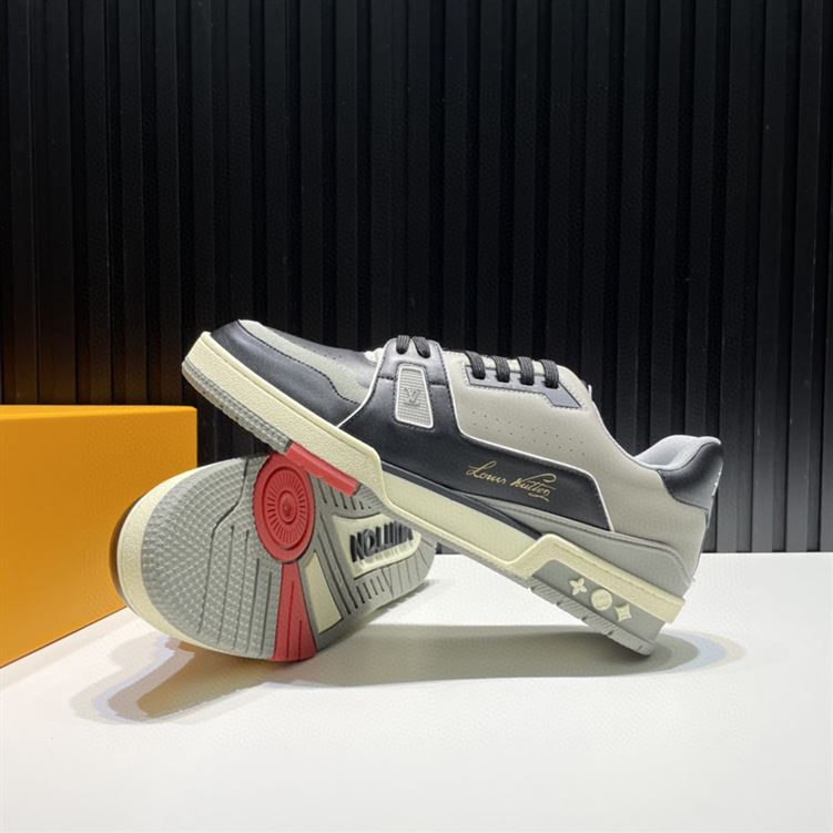 LOUIS VUITTON TRAINER BLACK GREY- LVS029
