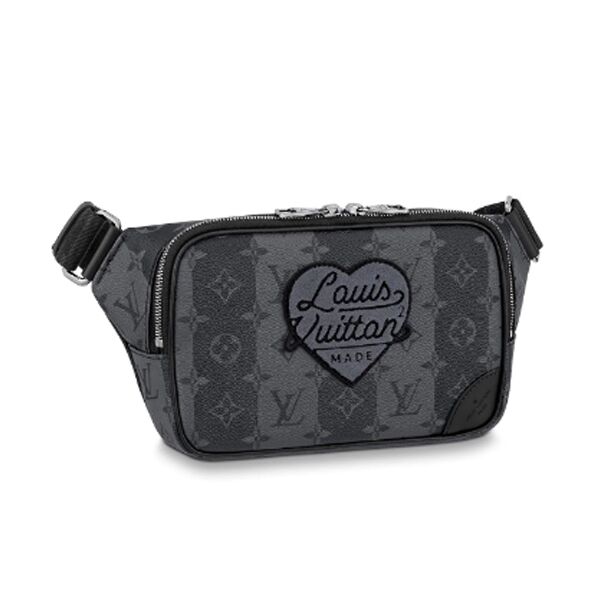 LOUIS VUITTON MODULAR SLING BAG MONOGRAM STRIPES ECLIPSE COATED CANVAS – LVB009