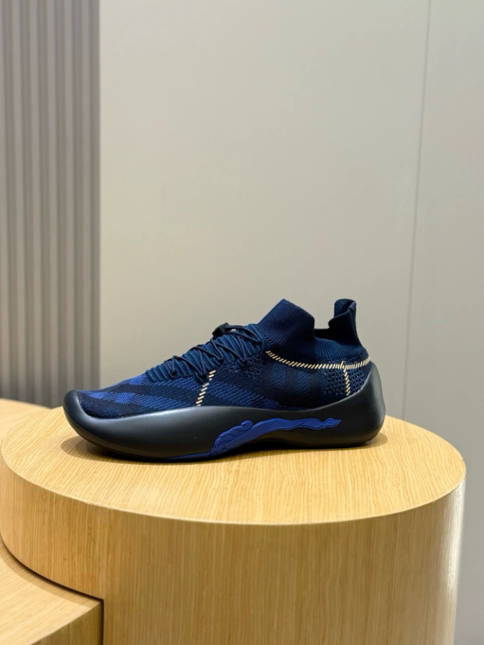 BURBERRY CHECK KNIT NEPTUNE SNEAKERS – BBR056