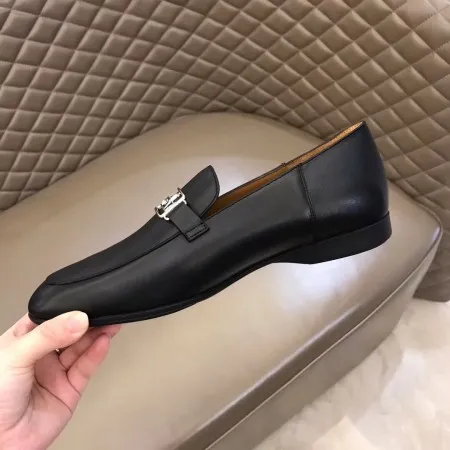 Hermes Men’s Tenor Loafers In Black Calfskin – HM014