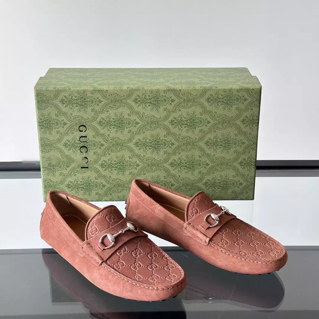 MEN’S DRIVER WITH HORSEBIT IN BROWN – GL096