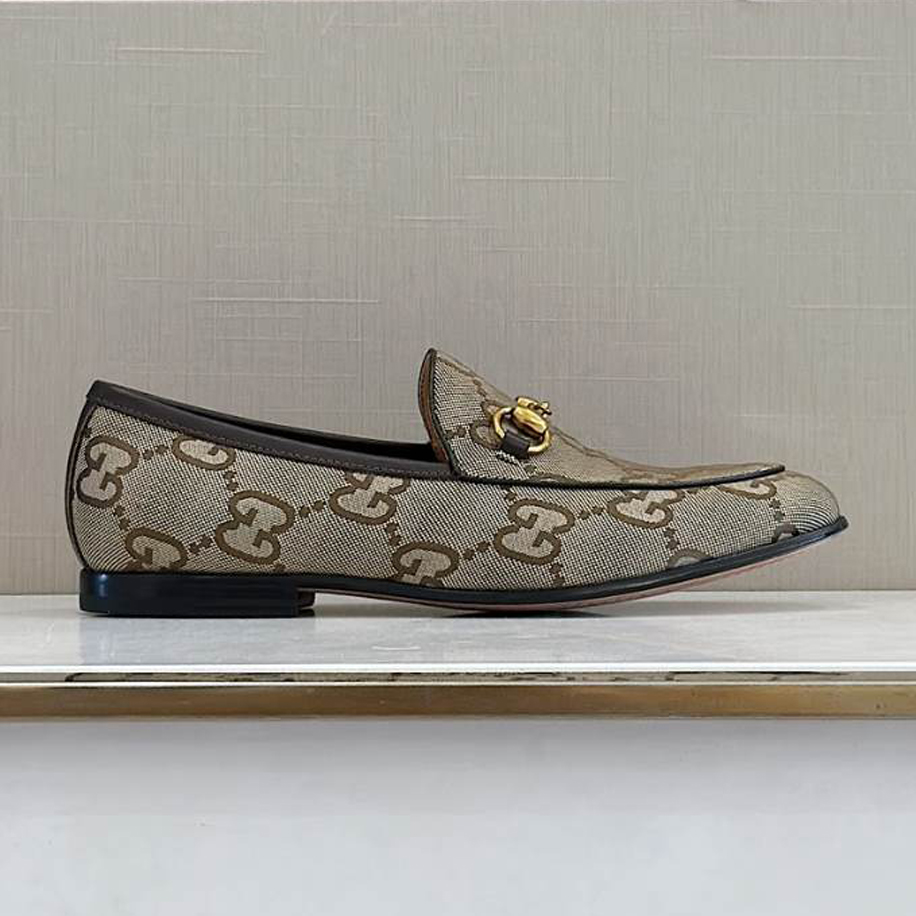 Gucci Slipper Flacher GC Beige Loafer – GL083