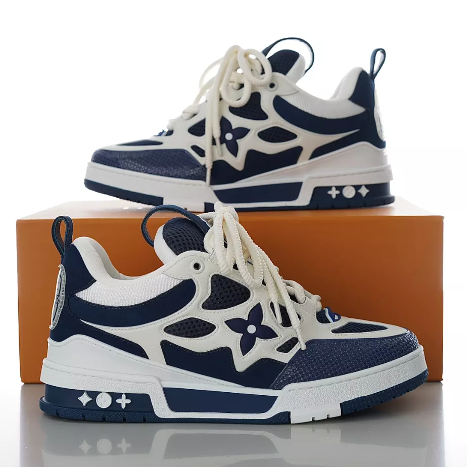 SKATE SNEAKERS IN NAVY BLUE – LVS230