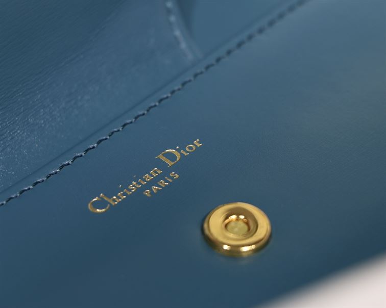 DIOR AUTHENTICATED AVENUE HANDBAG LEATHER BLUE – DOB116