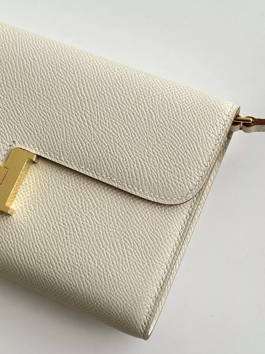 Hermes Constance To Go Wallet in Craie Epsom Calfskin – HW177